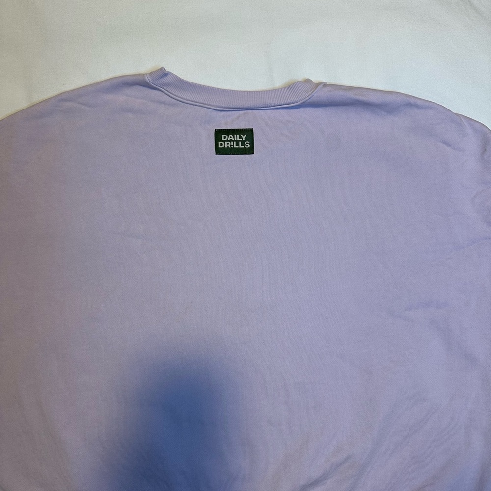 Daily Drills Cropped Crew!! Slight water marks on the front